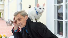 Alexander Nevzorov and Achilles the Cat